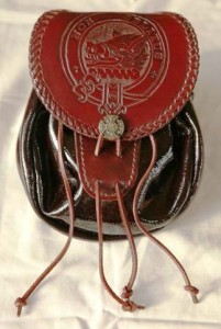 MacT Ladies Patent and Brown leather purse